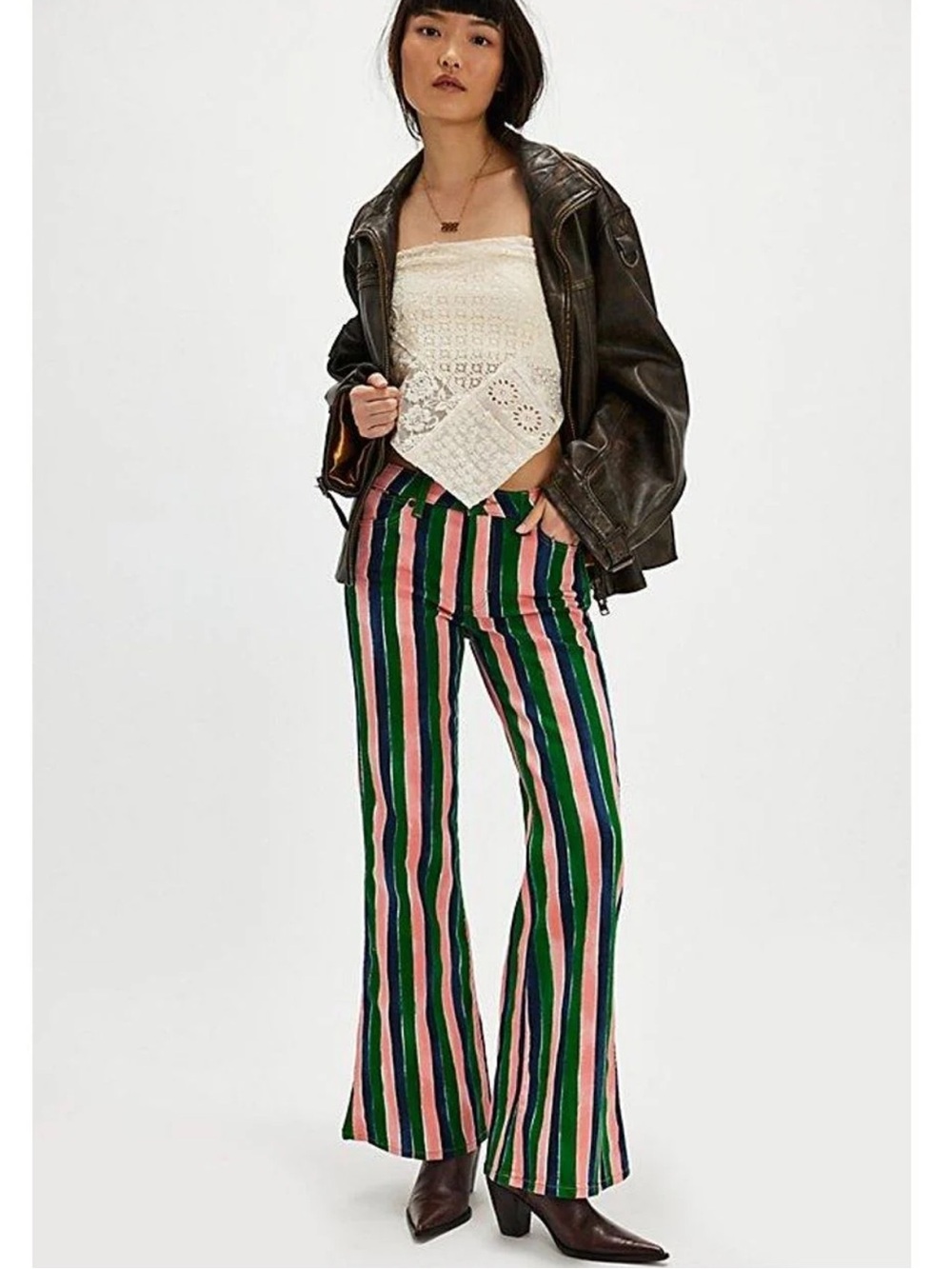 Wrangler Wanderer Mid-Rise Flare Jeans
